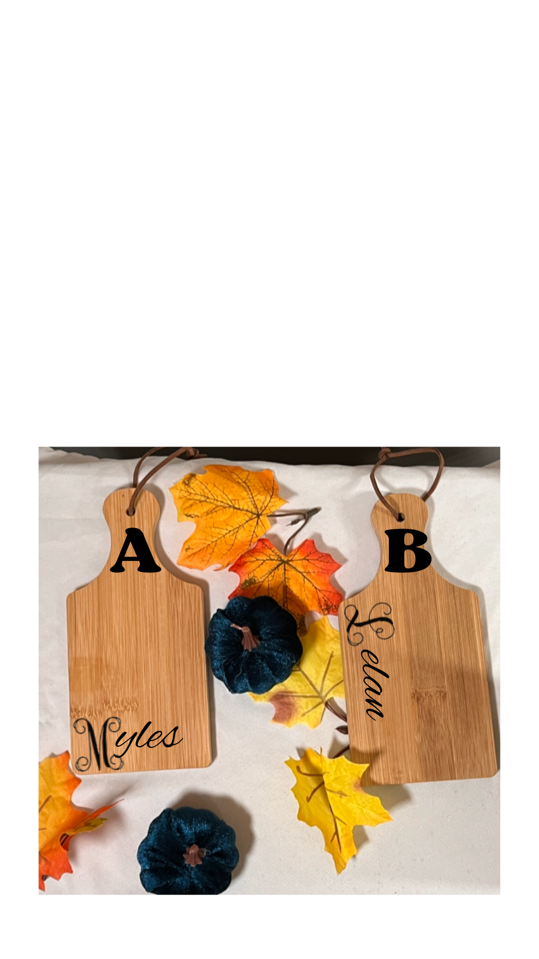 Custom Engraved Personalized Mini Charcuterie Board
