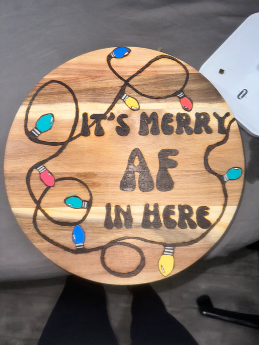 Seasonal Wood Door Hanging