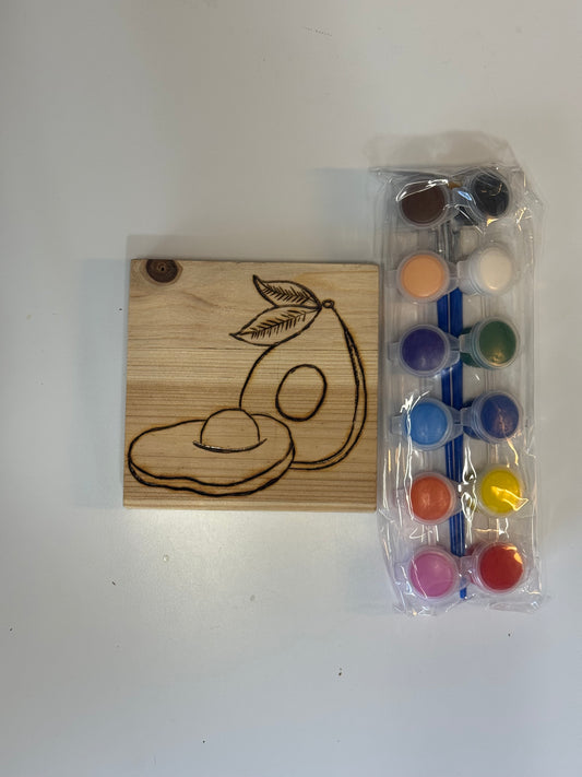 Paint your own Avacado Kit